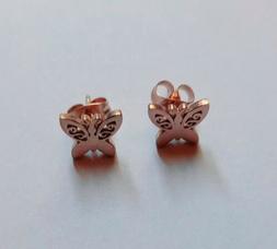 Lobo Farfalla In Acciaio Color Oro Rosė