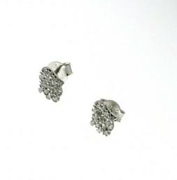 Vero Argento 925 Rodiato Mano Di Fatima Portafortuna