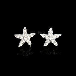 Piccoli Stella Starfish IN Swarovski Cristallo Mare Spiaggia