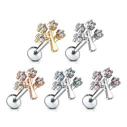 Piercing Al Trago - Helix Albero Della Vita Abete Zirconia O
