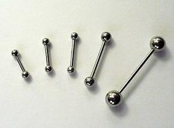 Piercing BARRETTA Acciaio chirurgico 316L Trago Orecchino lo