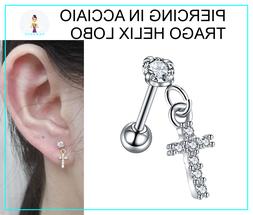 Piercing Orecchino Trago Helix Cartilagine Lobo Ciondolo Pen