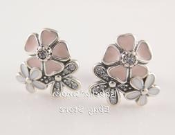 Poetica Fiori Autentico PANDORA Smalto Fiori Orecchino Borch
