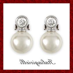 Con Perle Gioielli Donna In Argento 925 Rodiato Oro Bianco