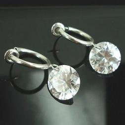 Saldi Elegante Finto Piercing Cystyl Orecchino a Goccia Paio