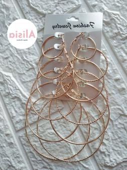 Da Donna Cerchi Varie Dimensioni E Modelli Color Oro