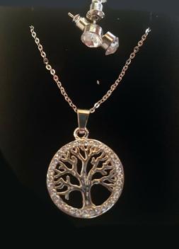 Donna Albero Vita Brillantini Cofanetto