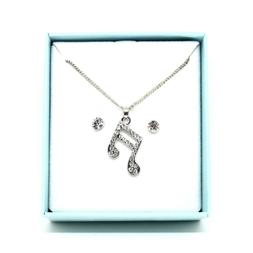 Punto Luce E Collana Nota Gioielli Bigiotteria Per