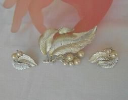 Firmati Sarah Coventry  Fiore Con Perle