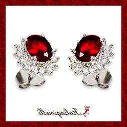 Rubino Gioielli Donna In Argento 925 Rodiato Oro Bianco