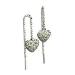 Cuore Bianco Elementi Swarovski 925