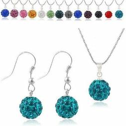 + Collana Pendenti Sfere Strass Molti Colori