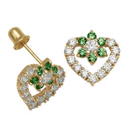 Fiori A Perno Vite Retro 14k Oro