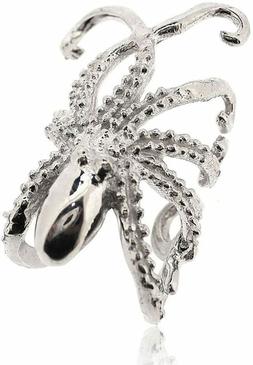 Ear Cuff Calamaro Argento Donna 925