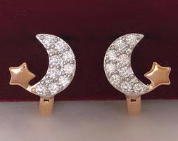 A Cerchio Con Cristalli Swarovski 750er Oro 18k Placcato