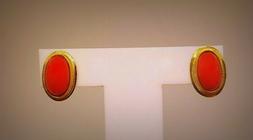 Corallo Rosso Oro 750&permil; 18kt Punzonati Peso 2,2gr H1,03cm