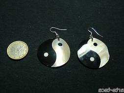 Tao Madreperla Resina Yin Yang Etnico Tribale Bigiotteria