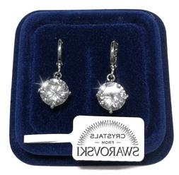 Pl.oro Bianco 18k Cristalli Swarovski Donna
