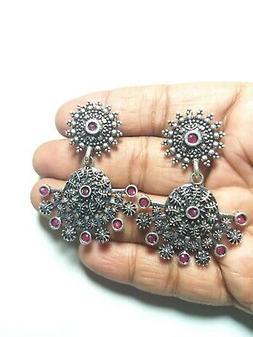 Argento Banjara India Fatto A Mano Moda Boho Tribale Gioiell