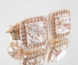 Timeless Eleganza Originale PANDORA Rosa Placcato Oro Quadra