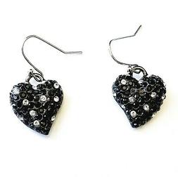 Pendenti Donna Colore Nero Cristallo Nuovo