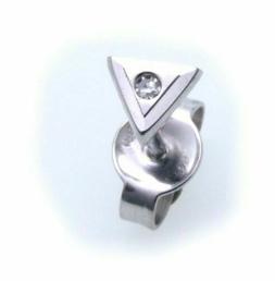 A Spina Vero Oro Bianco 585 Brillante 0,01 Diamante 585er-go