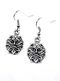 Argento Antico Front Facing Boho Etnico Woodland Orecchini