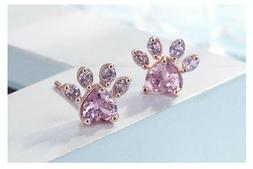 Infinito Amicizia Rosa Oro Zirconi Love Animale