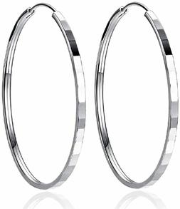 A Cerchio, In Argento Sterling 925, Da Donna, 45 Mm,...